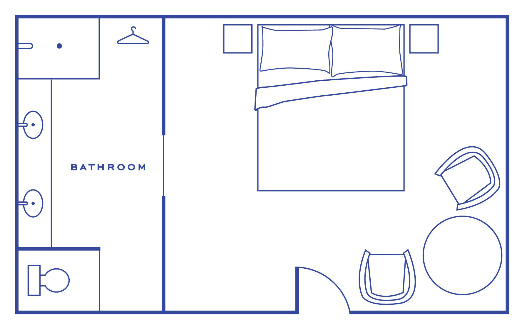 Classica Floor Plan | Hotel Lulu in Roundtop Texas